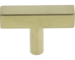 STARX Meubelknop T-model Vierkant/rond 12x12x50 Mm Goud