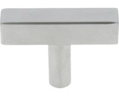 STARX Meubelknop T-model Vierkant/rond 12x12x50 Mm RVS