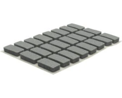 Alternative view of WAGNER Viltglijder EVA/PVC 16x8 Mm Grijs, 24 Stuks