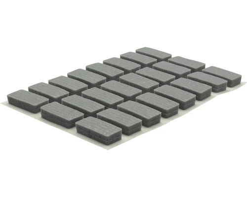 WAGNER Viltglijder EVA/PVC 16x8 Mm Grijs, 24 Stuks 4 WAGNER Viltglijder EVA/PVC 16x8 Mm Grijs, 24 Stuks - Afbeelding 2
