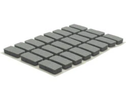 Alternative view of WAGNER Viltglijder EVA/PVC 22x8 Mm Grijs, 24 Stuks