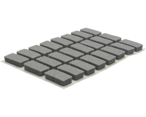 WAGNER Viltglijder EVA/PVC 22x8 Mm Grijs, 24 Stuks 4 WAGNER Viltglijder EVA/PVC 22x8 Mm Grijs, 24 Stuks - Afbeelding 2
