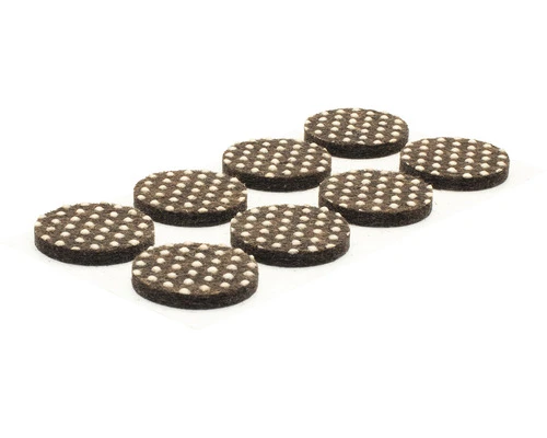 WAGNER Viltglijder Antislip PVC 19 Mm Bruin, 16 Stuks 4 WAGNER Viltglijder Antislip PVC 19 Mm Bruin, 16 Stuks - Afbeelding 2