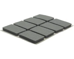 Alternative view of WAGNER Viltglijder EVA/PVC 26x16 Mm Grijs, 16 Stuks