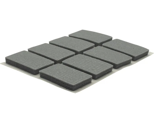 WAGNER Viltglijder EVA/PVC 26x16 Mm Grijs, 16 Stuks 4 WAGNER Viltglijder EVA/PVC 26x16 Mm Grijs, 16 Stuks - Afbeelding 2