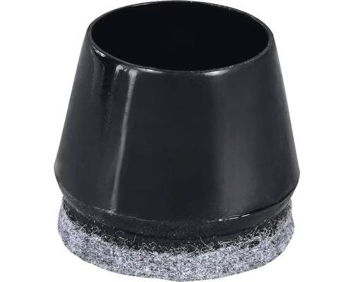 WAGNER Klemviltglijder Voor Buismeubelen 25-28 Mm Zwart, 4 Stuks 2 WAGNER Klemviltglijder Voor Buismeubelen 25-28 Mm Zwart, 4 Stuks