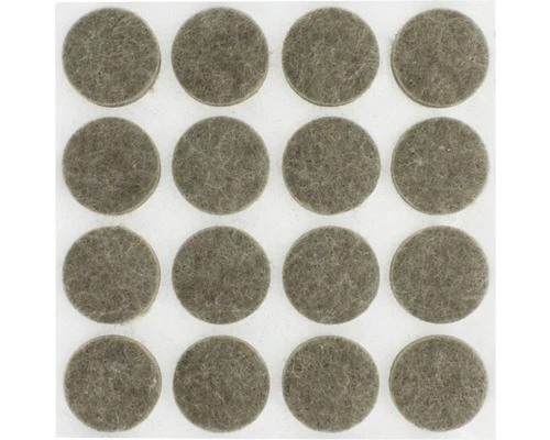 TARROX Antikras Vilt Zelfklevend Ø 22 Mm Zwart, 16 Stuks 3 TARROX Antikras Vilt Zelfklevend Ø 22 Mm Zwart, 16 Stuks