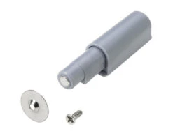 HETTICH Deuropener Push-to-open Grijs, 2 Stuks