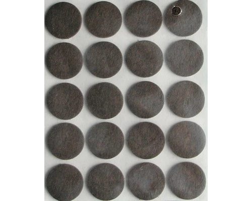 Viltglijder Zelfklevend Rond Bruin Ø 22 Mm, 20 Stuks 3 Viltglijder Zelfklevend Rond Bruin Ø 22 Mm, 20 Stuks