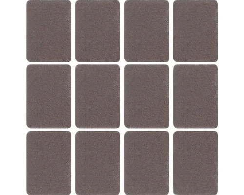 Viltglijder 36x22 Mm Bruin Zelfklevend, 12 Stuks 3 Viltglijder 36x22 Mm Bruin Zelfklevend, 12 Stuks
