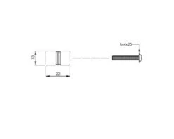 Alternative view of INTERSTEEL Meubelknop RVS Geborsteld, Ø 13 Mm