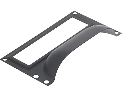 INTERSTEEL Etiketgreep 73 Mm Mat Zwart 2 INTERSTEEL Etiketgreep 73 Mm Mat Zwart