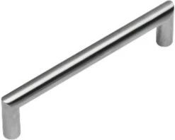 INTERSTEEL Meubelgreep Hoek 90° RVS Geborsteld, Ø 13 Mm Lengte 140 Mm