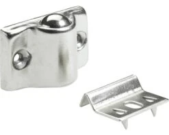 HETTICH Kogelsnapper 12x30x20 Mm Vernikkeld, 2 Stuks