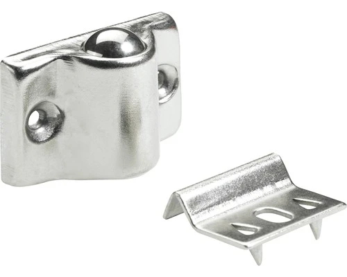 HETTICH Kogelsnapper 12x30x20 Mm Vernikkeld, 2 Stuks 3 HETTICH Kogelsnapper 12x30x20 Mm Vernikkeld, 2 Stuks