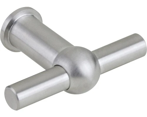 Meubelknop T-model Roestvrij Staal Geborsteld, 19x60 Mm 3 Meubelknop T-model Roestvrij Staal Geborsteld, 19x60 Mm