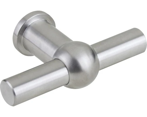 Meubelknop T-model Roestvrij Staal Geborsteld, 25x80 Mm 3 Meubelknop T-model Roestvrij Staal Geborsteld, 25x80 Mm