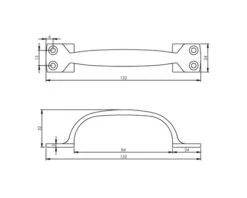 Alternative view of INTERSTEEL Beugelgreep Nikkel, 130 Mm