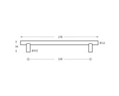 INTERSTEEL Meubelgreep RVS Geborsteld, Ø 12 Mm Lengte 178 Mm 5 INTERSTEEL Meubelgreep RVS Geborsteld, Ø 12 Mm Lengte 178 Mm -Hettich shop DV 8 6027287 02 4c NL 20171208195644