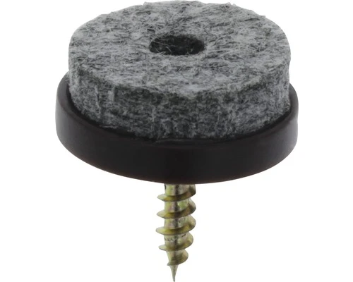 TARROX Viltglijder Schroefbaar Rond Bruin Ø 24 Mm, 24 Stuks 5 TARROX Viltglijder Schroefbaar Rond Bruin Ø 24 Mm, 24 Stuks - Afbeelding 3