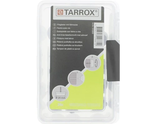 TARROX Viltglijder Schroefbaar Rond Grijs Ø 20 Mm, 24 Stuks 6 TARROX Viltglijder Schroefbaar Rond Grijs Ø 20 Mm, 24 Stuks - Afbeelding 4