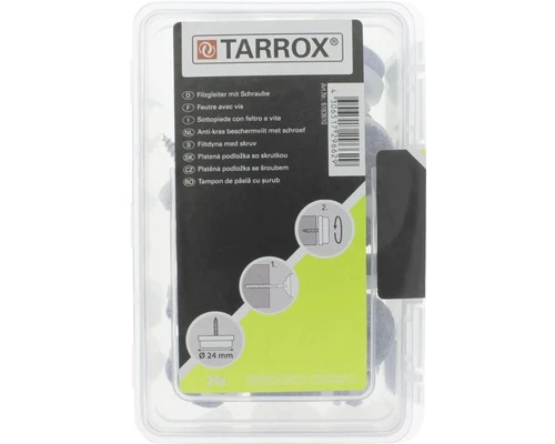 TARROX Viltglijder Schroefbaar Rond Grijs Ø 24 Mm, 24 Stuks 6 TARROX Viltglijder Schroefbaar Rond Grijs Ø 24 Mm, 24 Stuks - Afbeelding 4