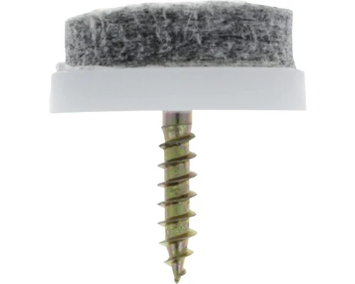 TARROX Viltglijder Schroefbaar Rond Grijs Ø 20 Mm, 24 Stuks 5 TARROX Viltglijder Schroefbaar Rond Grijs Ø 20 Mm, 24 Stuks - Afbeelding 3