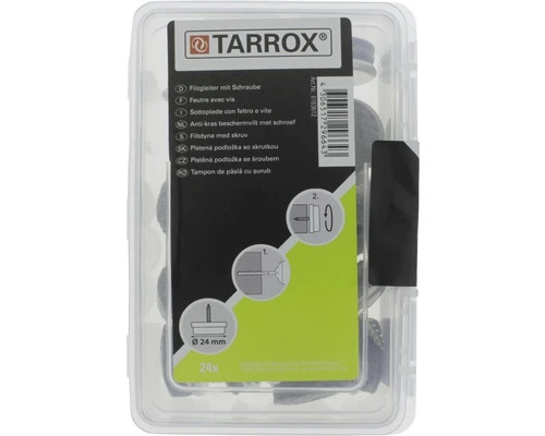 TARROX Viltglijder Metaal Schroefbaar Rond Bruin Ø 24 Mm, 24 Stuks 6 TARROX Viltglijder Metaal Schroefbaar Rond Bruin Ø 24 Mm, 24 Stuks - Afbeelding 4