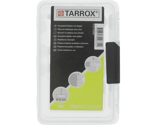 TARROX Kunststofglijder Spijkerbaar Rond Wit Ø 20 Mm, 16 Stuks 6 TARROX Kunststofglijder Spijkerbaar Rond Wit Ø 20 Mm, 16 Stuks - Afbeelding 4