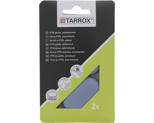 TARROX PTFE-glijder Zelfklevend Ø 50 Mm Grijs, 2 Stuks 6 TARROX PTFE-glijder Zelfklevend Ø 50 Mm Grijs, 2 Stuks - Afbeelding 4