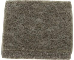 TARROX Antikras Vilt Zelfklevend Vierkant Bruin 25x25x6 Mm, 8 Stuks