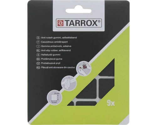 TARROX Antislip Rubber Zelfklevend Zwart 25x25 Mm, 9 Stuks 4 TARROX Antislip Rubber Zelfklevend Zwart 25x25 Mm, 9 Stuks - Afbeelding 2
