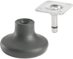 TARROX Glijder PP Ø 50 Mm Met Plaat