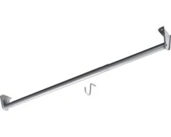 HETTICH Kastroede Verstelbaar Ø 26 Mm Zilvergrijs 68-120 Cm