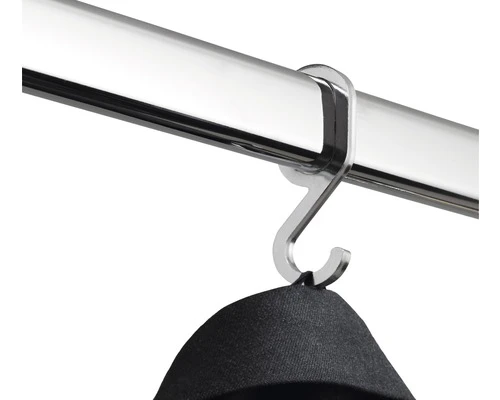 HETTICH Kledinghaak Voor Ovale Kastroede 15x30 Mm Grijs, 4 Stuks 4 HETTICH Kledinghaak Voor Ovale Kastroede 15x30 Mm Grijs, 4 Stuks - Afbeelding 2