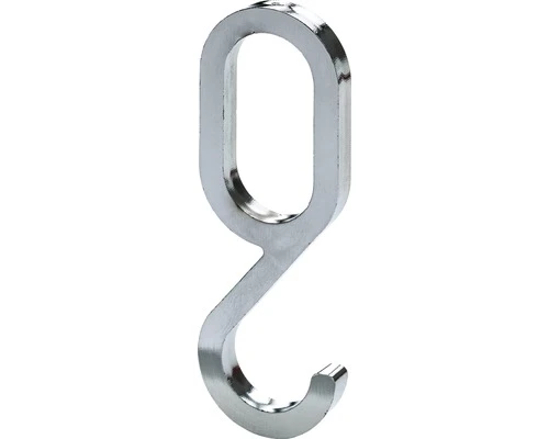 HETTICH Kledinghaak Voor Ovale Kastroede 15x30 Mm Verchroomd, 4 Stuks 3 HETTICH Kledinghaak Voor Ovale Kastroede 15x30 Mm Verchroomd, 4 Stuks