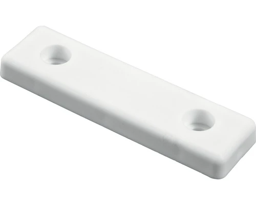 HETTICH Meubelglijder Opschroefbaar 50x14 Mm Wit, 20 Stuks 3 HETTICH Meubelglijder Opschroefbaar 50x14 Mm Wit, 20 Stuks