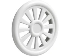 HETTICH Ventilatierooster Ø 40 Mm Kunststof Wit, 20 Stuks