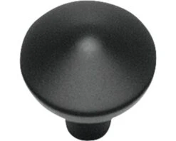 INTERSTEEL Meubelknop Met Punt Mat Zwart, Ø 20 Mm