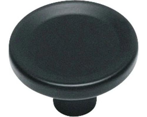 INTERSTEEL Meubelknop Plat Mat Zwart, Ø 44 Mm 3 INTERSTEEL Meubelknop Plat Mat Zwart, Ø 44 Mm