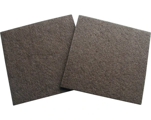 Viltglijder Zelfklevend Vierkant Bruin 100x100 Mm, 2 Stuks 3 Viltglijder Zelfklevend Vierkant Bruin 100x100 Mm, 2 Stuks