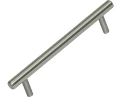Stanggreep Roestvrij Staal Geborsteld, 160 Mm