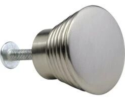 Meubelknop Metaal RVS-afwerking Ø 28 Mm