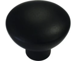 Meubelknop Metaal Zwart Ø 33 Mm