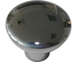 Meubelknop Metaal Glimmend Chroom Ø 33 Mm