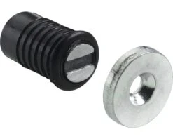 HETTICH Magneetsluiting Inboor Ø 8x14 Mm Zwart (max. 1 Kg), 10 Stuks