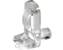 HETTICH Glasplaatdrager Met Klikbeveiliging, Kunststof Transparant, 5 Mm, 100 Stuks