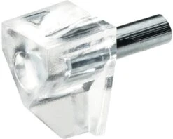 HETTICH Plankdrager, Kunststof Transparant 4 Mm, 100 Stuks