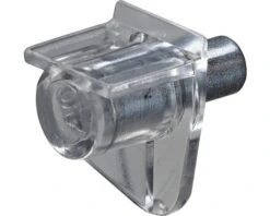 HETTICH Plankdrager, Kunststof Transparant 5 Mm, 100 Stuks