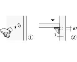 HETTICH Plankdrager Met Tap, Kunststof Wit 7 Mm, 200 Stuks 7 HETTICH Plankdrager Met Tap, Kunststof Wit 7 Mm, 200 Stuks -Hettich shop DV 8 8673647 03 4c RO 20200513141657